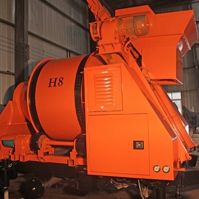 眾贏H8攪拌拖泵 高效混凝土攪拌輸送一體機(jī)